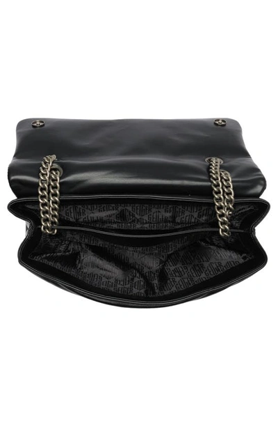 Shop Kurt Geiger Kew Leather Crossbody Bag In Black