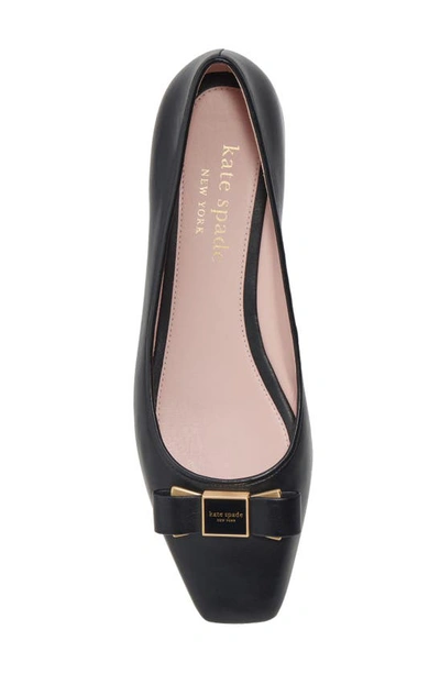 Shop Kate Spade Bowdie Ballet Flat In Black