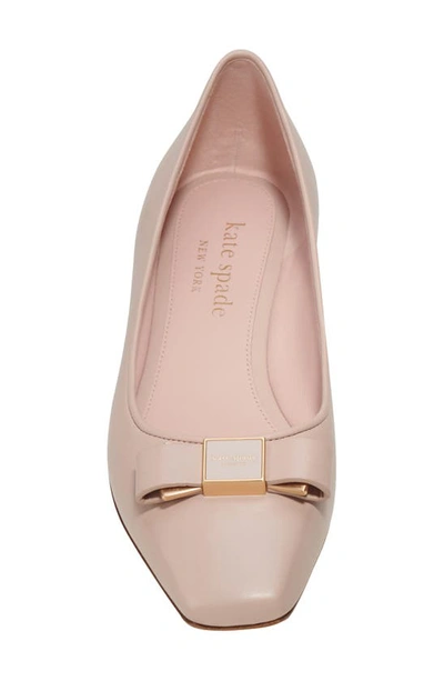 Shop Kate Spade New York Bowdie Ballet Flat In Pale Vellum