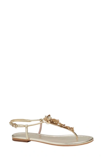 Shop Kate Spade Rosalie Sandal In Pale Gold