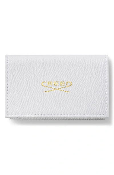 Creed White Leather Wallet Discovery Fragrance Set