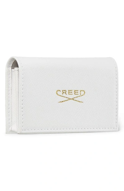Shop Creed White Leather Wallet Fragrance Set Usd $195 Value