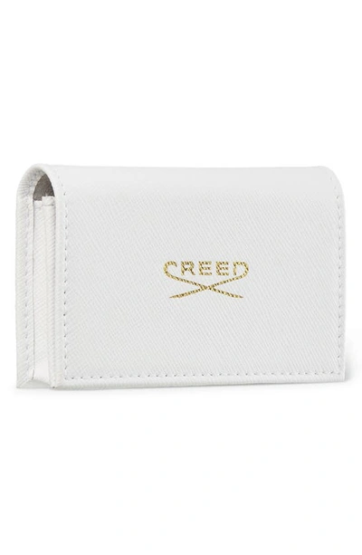 Creed White Leather Wallet Discovery Fragrance Set