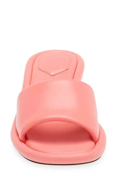 Shop Fendi Cut Baguette Slide Sandal In Kissed