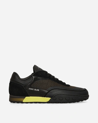 Shop Stone Island Football Sneakers In Black