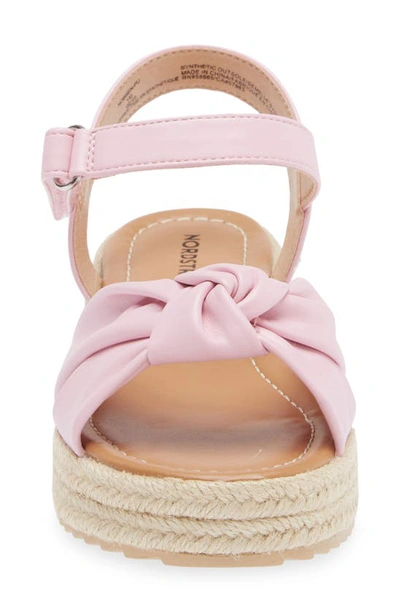 Shop Nordstrom Kids' Bren Espadrille Wedge Sandal In Pink Fade