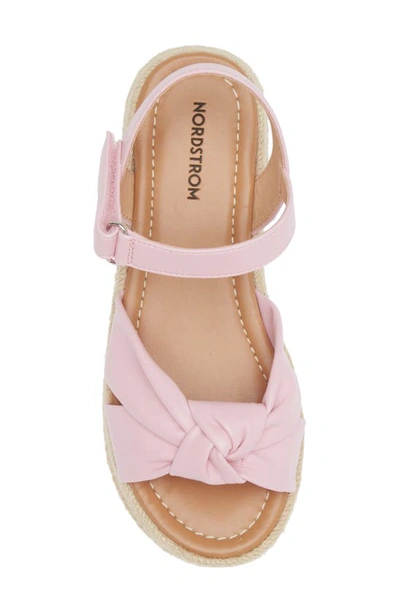 Shop Nordstrom Kids' Bren Espadrille Wedge Sandal In Pink Fade