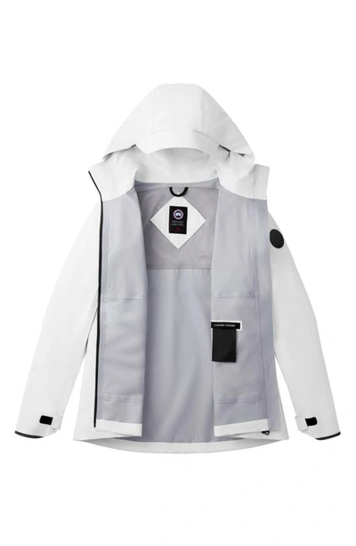 Shop Canada Goose Kenora Water Resistant Packable Hooded Jacket In N.star White