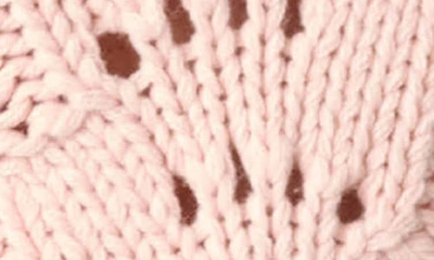 Gibsonlook Scallop Stitch Sweater In Pearl Blush
