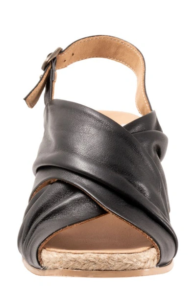 Shop Bueno Jasmin Wedge Espadrille Sandal In Black
