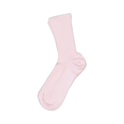 Shop Max Mara Andrea Cotton Socks In Pink