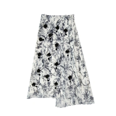 Shop Max Mara Sesto Skirt In Gray