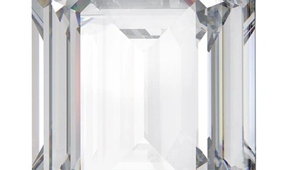 Swarovski Millenia Rhodium-plated Octagon-cut Crystal Earrings In Silver