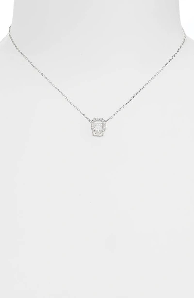 Swarovski Rhodium-plated Millenia Pendant Necklace, 15" + 2" Extender In Silver