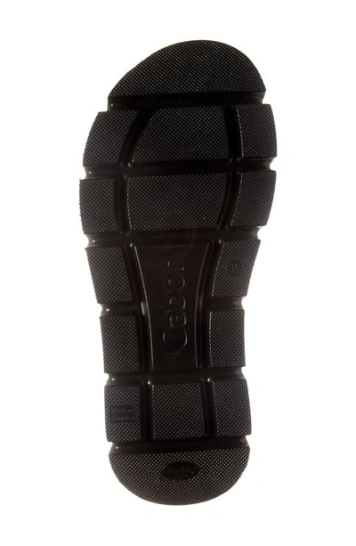Gabor Platform Slide Sandal In Black