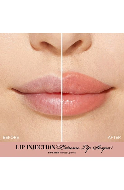 Too Faced Lip Injection Extreme Lip Shaper Plumping Lip Liner Post-op Pink 0.01 oz / 0.28 G In Post-op Pink