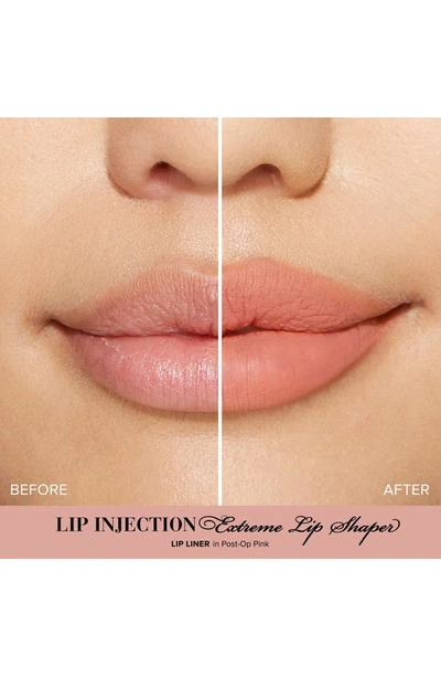 Shop Too Faced Lip Injection Extreme Lip Shaper Plumping Lip Liner In Post-op Pink