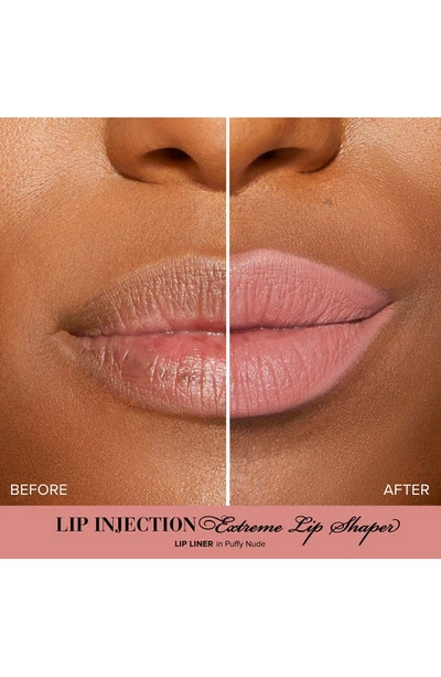 Shop Too Faced Lip Injection Extreme Lip Shaper Plumping Lip Liner In Puffy Nude