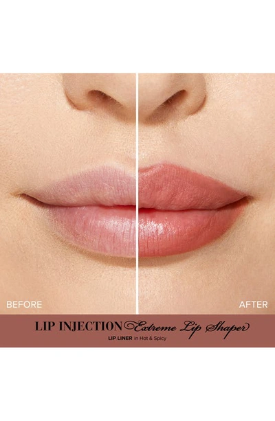 Shop Too Faced Lip Injection Extreme Lip Shaper Plumping Lip Liner In Hot Spicy