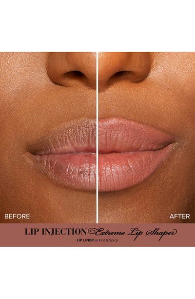 Too Faced Lip Injection Extreme Lip Shaper Plumping Lip Liner Hot & Spicy 0.01 oz / 0.28 G In Hot Spicy