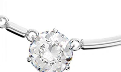 Swarovski Silver-tone Constella Crystal All Around Necklace, 19-3/4" + 2" Extender In Silver