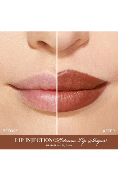 Too Faced Lip Injection Extreme Lip Shaper Plumping Lip Liner In Big Truffle 0.01 oz / 0.28 G In In Big Truffle