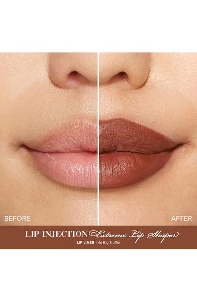 Too Faced Lip Injection Extreme Lip Shaper Plumping Lip Liner In Big Truffle 0.01 oz / 0.28 G In In Big Truffle