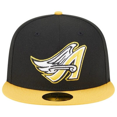 New Era Los Angeles Angels Black 59FIFTY Fitted Hat