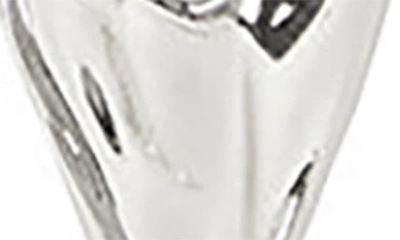 Alexis Bittar Future Antiquity Sculptural Drop Earrings In Silver