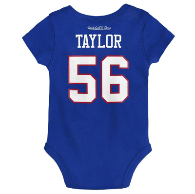 Shop Mitchell & Ness Infant  Lawrence Taylor Royal New York Giants Mainliner Retired Player Name & Number