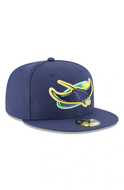 Shop New Era Navy Tampa Bay Rays Alternate Authentic Collection On-field 59fifty Fitted Hat