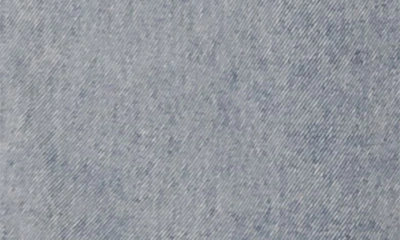 Edikted Foldover Low Rise Ripped Boyfriend Jeans In Light-blue