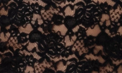 Edikted Melia Sheer Lace Body-con Dress In Black