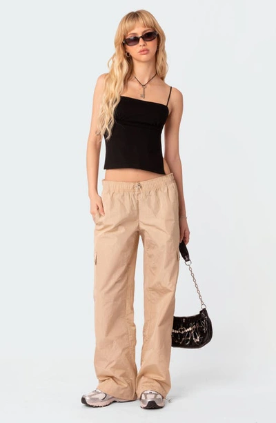 Edikted Jinx Open Back Camisole In Black