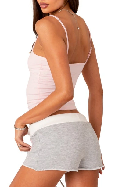 Edikted Fibi Cotton Camisole In Pink