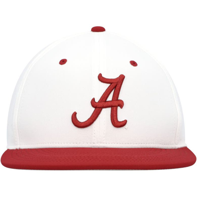 Shop Nike White Alabama Crimson Tide Aero True Baseball Performance Fitted Hat