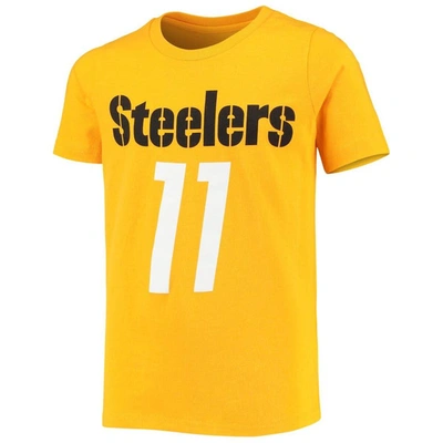 Shop Outerstuff Youth Chase Claypool Gold Pittsburgh Steelers Mainliner Player Name & Number T-shirt