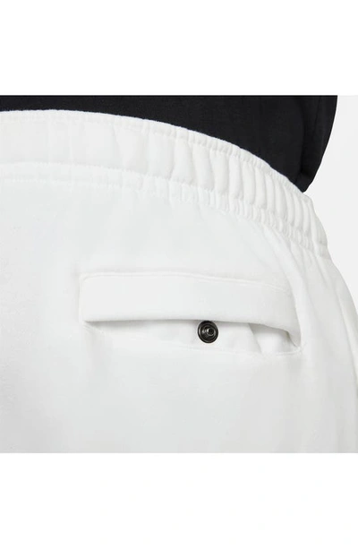 Shop Nike Sportswear Club Pocket Fleece Joggers In White/black