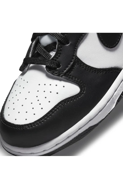 Shop Nike Kids' Dunk Hi Basketball Shoe In White/ Black/ University Red