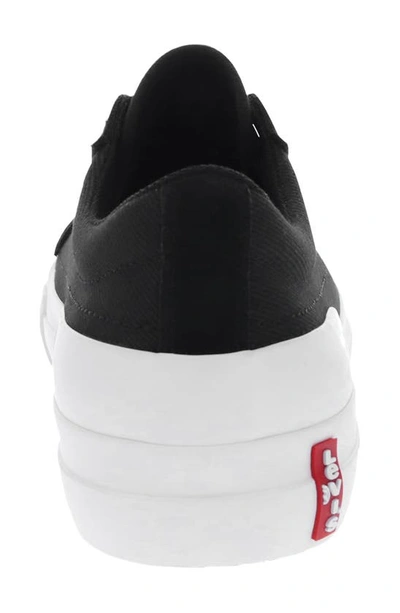 Shop Levi's Ls1 Low Platform Sneaker In Black