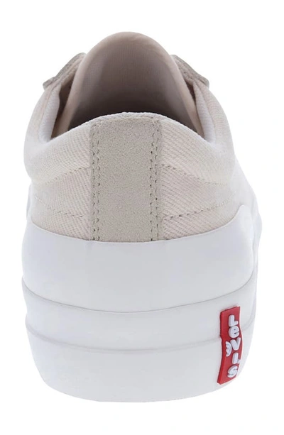 Shop Levi's Ls1 Low Platform Sneaker In Off White