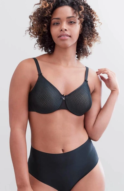 Chantelle Lingerie C Magnifique Nouveau Full Coverage Underwire Bra In Black-11