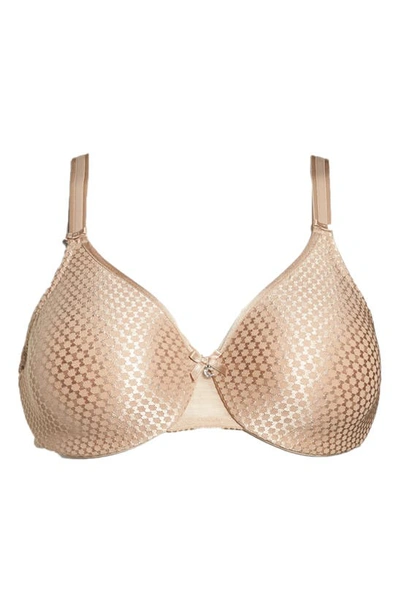 Shop Chantelle Lingerie C Magnifique Nouveau Full Coverage Underwire Bra In Ultra Nude-wu