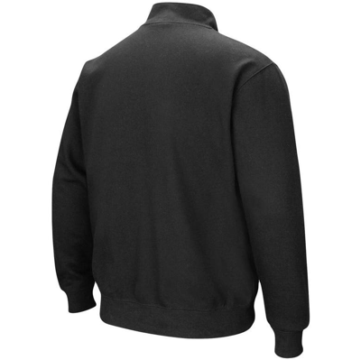 Colosseum Men's  Black St. John's Red Storm Tortugas Logo Quarter-zip Jacket In Black