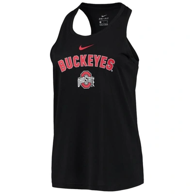Shop Nike Black Ohio State Buckeyes Arch & Logo Classic Performance Tank Top