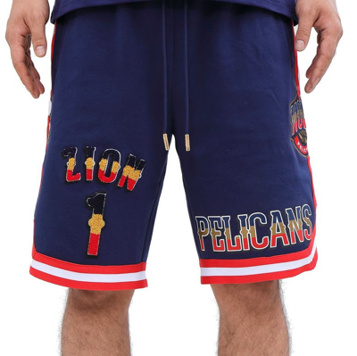 Shop Pro Standard Zion Williamson Navy New Orleans Pelicans Player Shorts