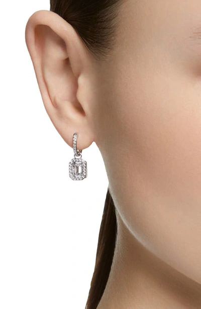 Swarovski Silver-tone Millenia Crystal Drop Earrings In Silver