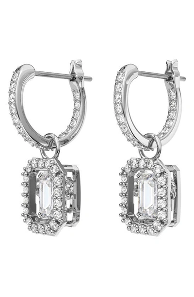 Shop Swarovski Millenia Dancing Crystal Drop Earrings In Silver