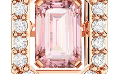 Shop Swarovski Millenia Dancing Crystal Drop Earrings In Pink