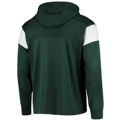 Shop Nike Green Michigan State Spartans Sideline Jersey Pullover Hoodie